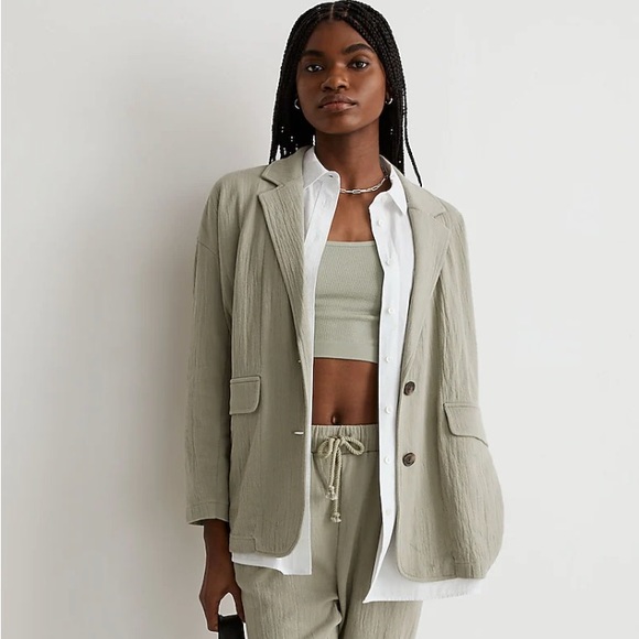 Rumpled Terry Blazer - Picture 2 of 2